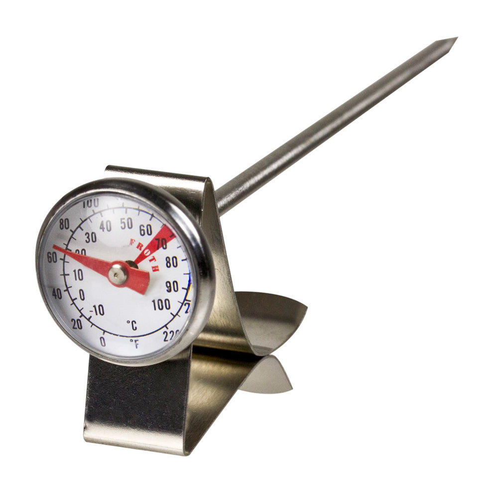 Davis & Waddell Milk Frothing 13cm -10°C to 100°C Thermometer Glass/Stainless (2 Pack) — image 2