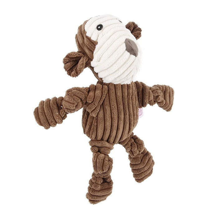 Paw Play 30cm Monkey Pet Dog Chew Bite Toy Plush Squeak Teething w/ Squeaker — image 3