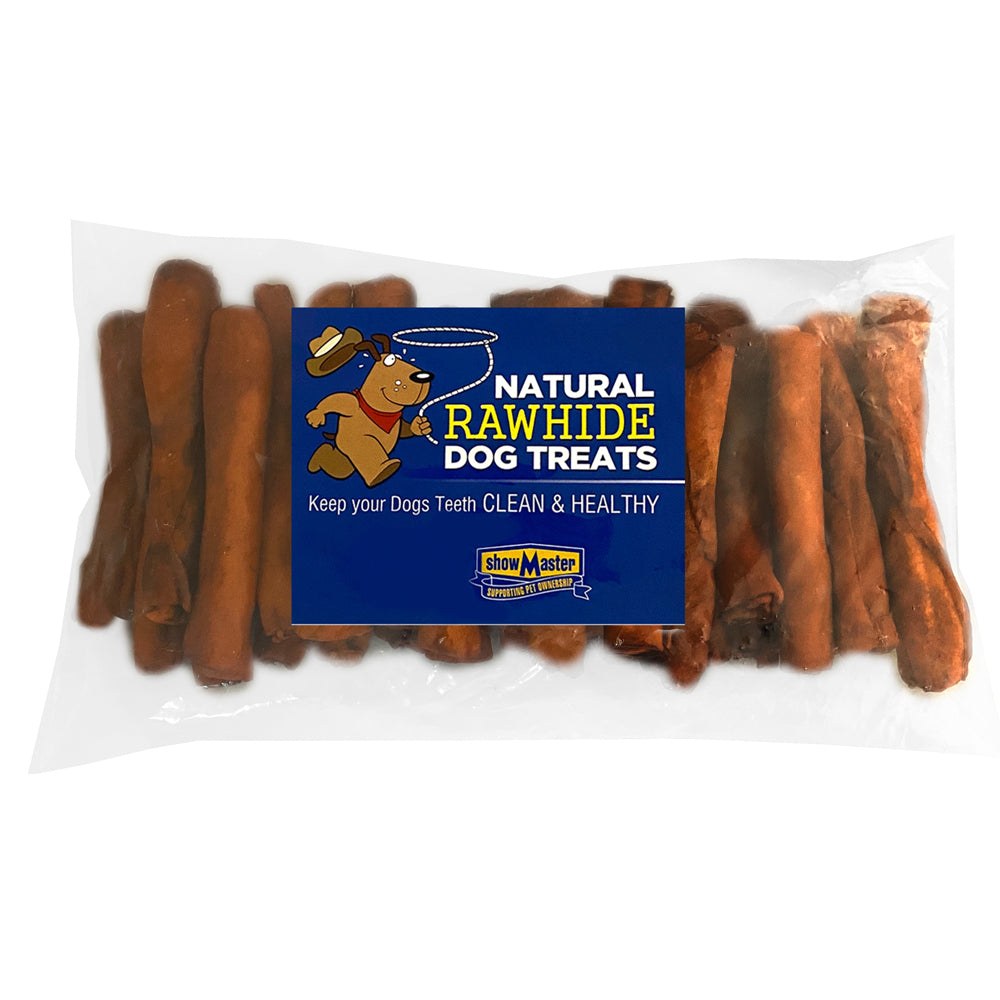 Natural Rawhide Dog/Pet Treats/Chews/Reward Small Beef Retrievers (30 Pieces)