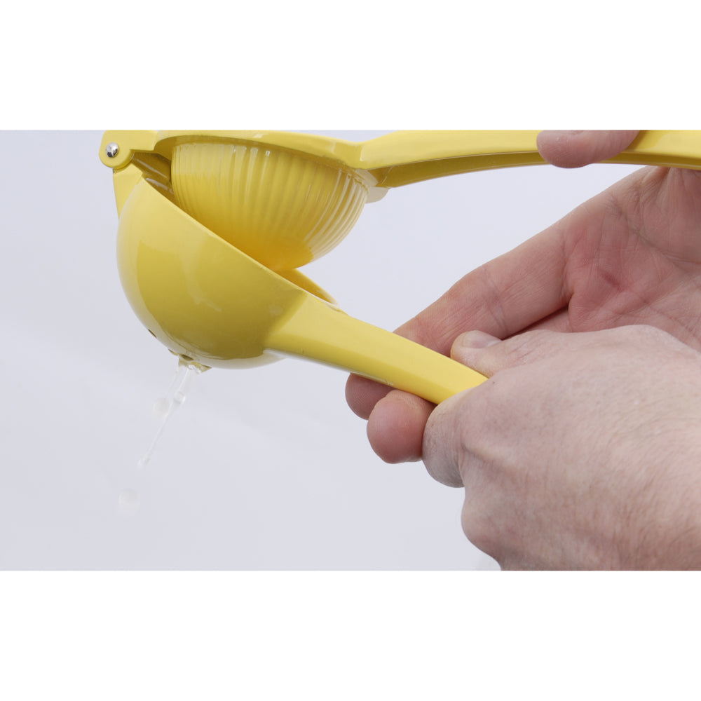 Davis & Waddell Metal Lemon Citrus/Lime Squeezer Manual Juicer 22x7cm Yellow (2 Pack) — image 2
