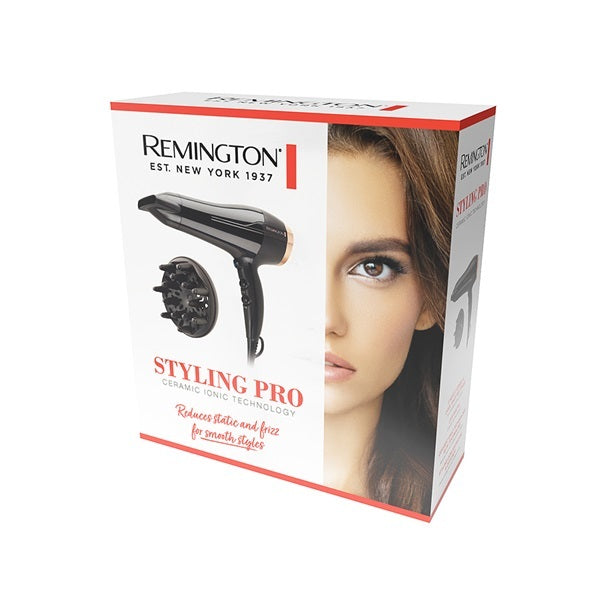 Remington 2150W Electric Heat Hair Styling Pro Blower/Hairdryer Black/Rose Gold — image 2