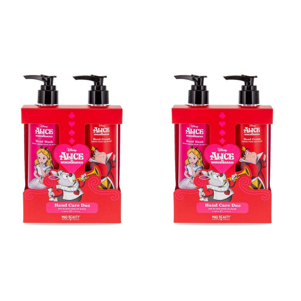 Disney Alice in Wonderland Hand Cream and Wash Duo 460ml Raspberry/Honeydew (2 Pack)