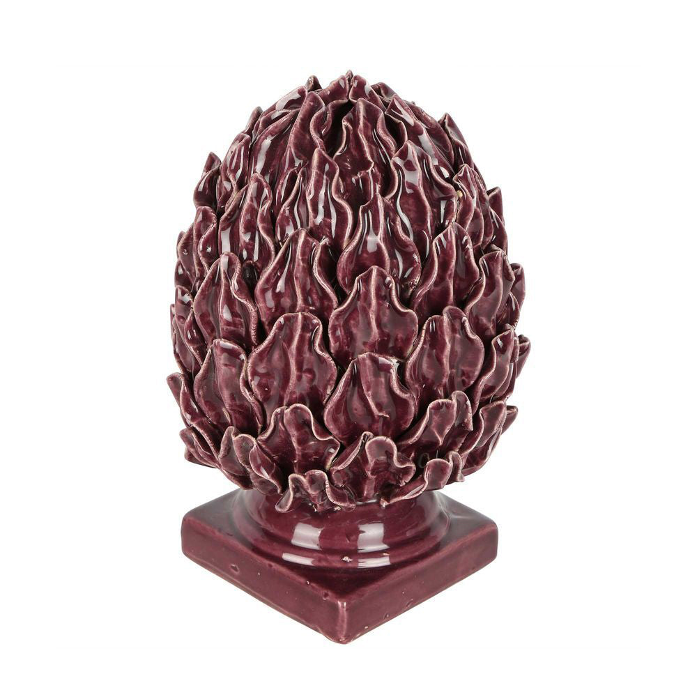 Belle Acorn Stoneware Finial 23cm Sculpture Tabletop Accent Home Decor Mulberry