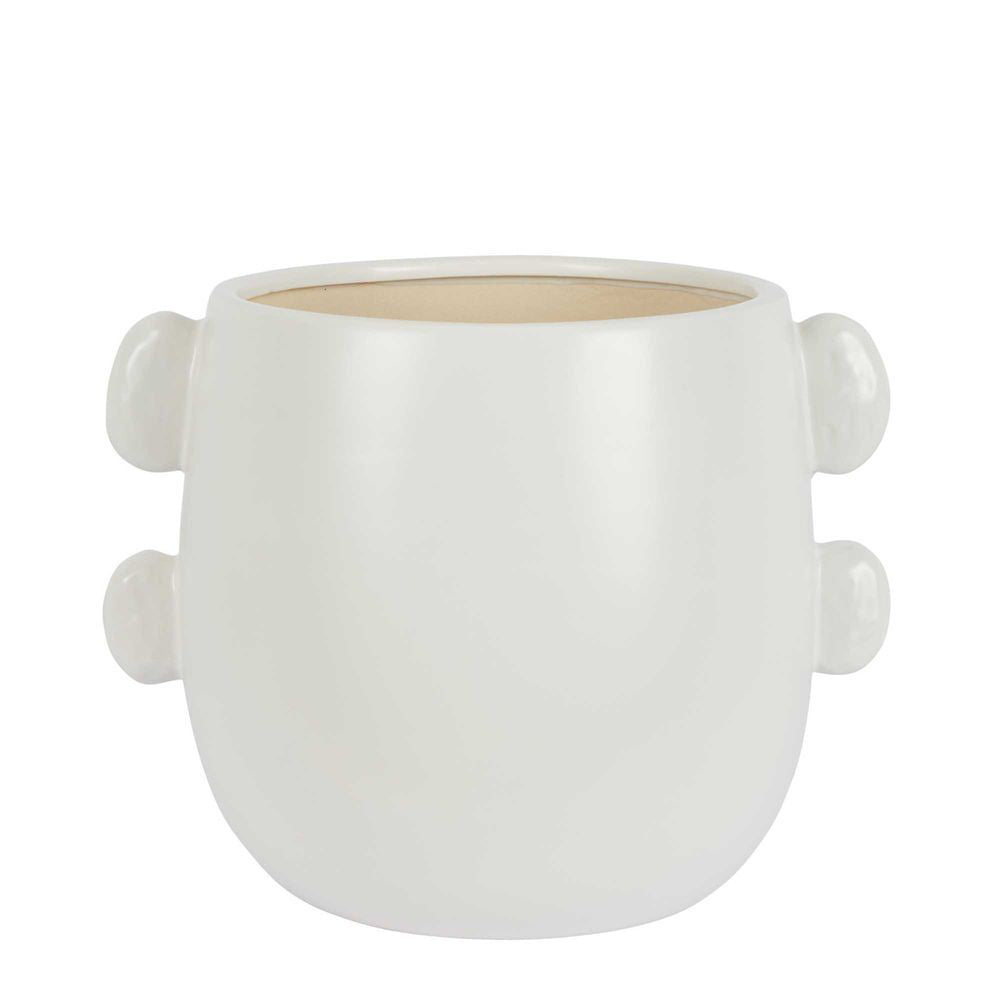 Belle Aiko 29.5cm Ceramic Pot Home Decor Display Plant Container Large White