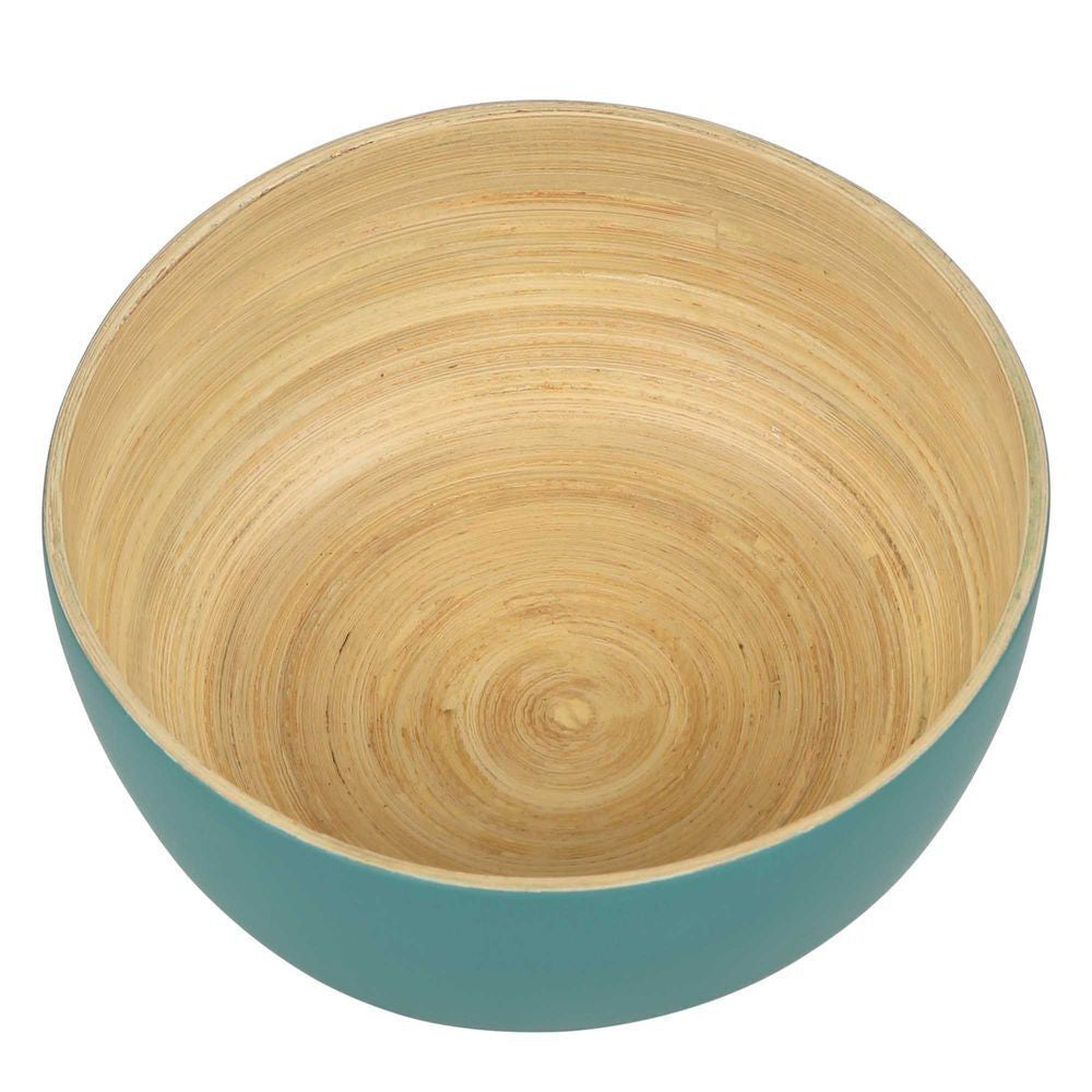 Belle Blana Small Bamboo 15cm Serving Noodle/Food Bowl Round Tableware Sage (4 Pack) — image 3