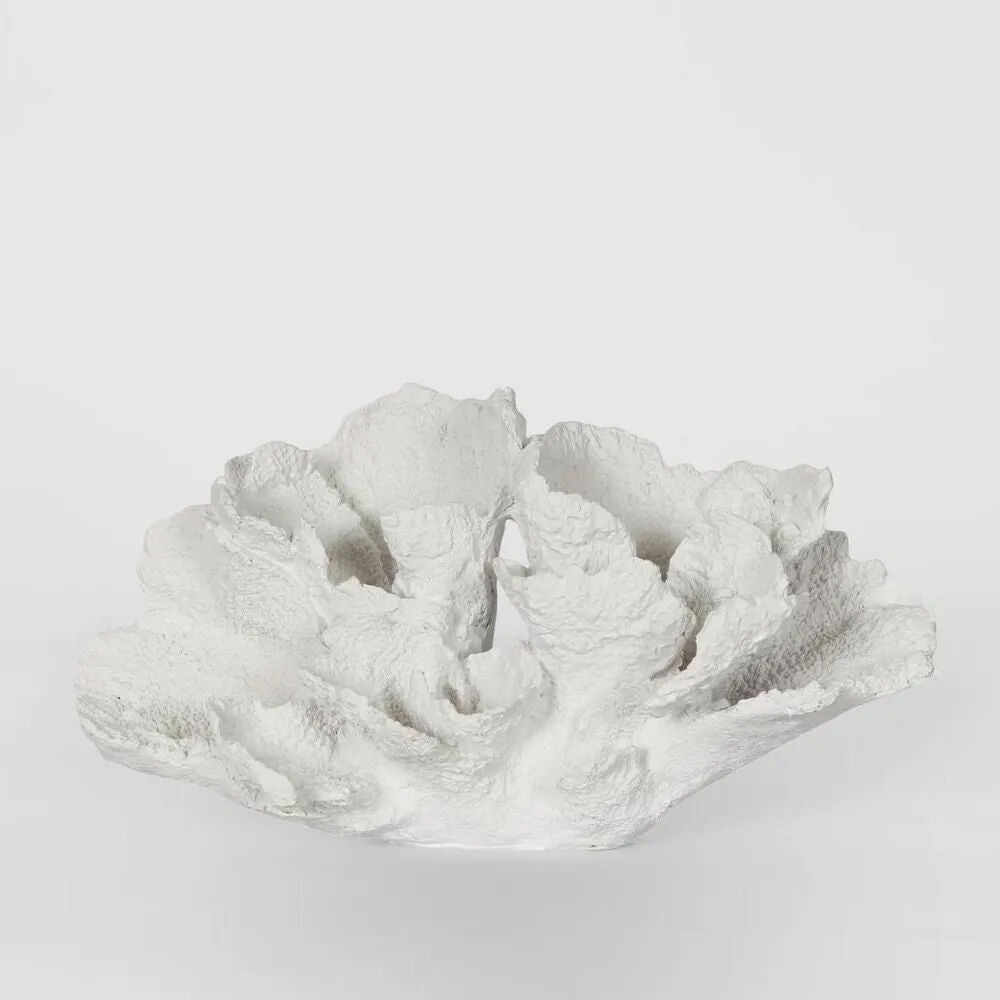 Belle Polyresin Laguna Coral Sculpture/Ornament Home Decor 26.5x14.5cm White — image 2
