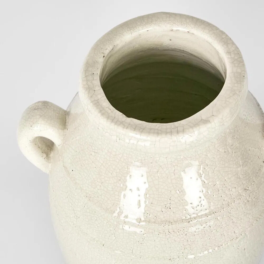 Belle Terracotta Jameson Indoor Urn Classic Home Decor Medium 32x47cm White — image 4