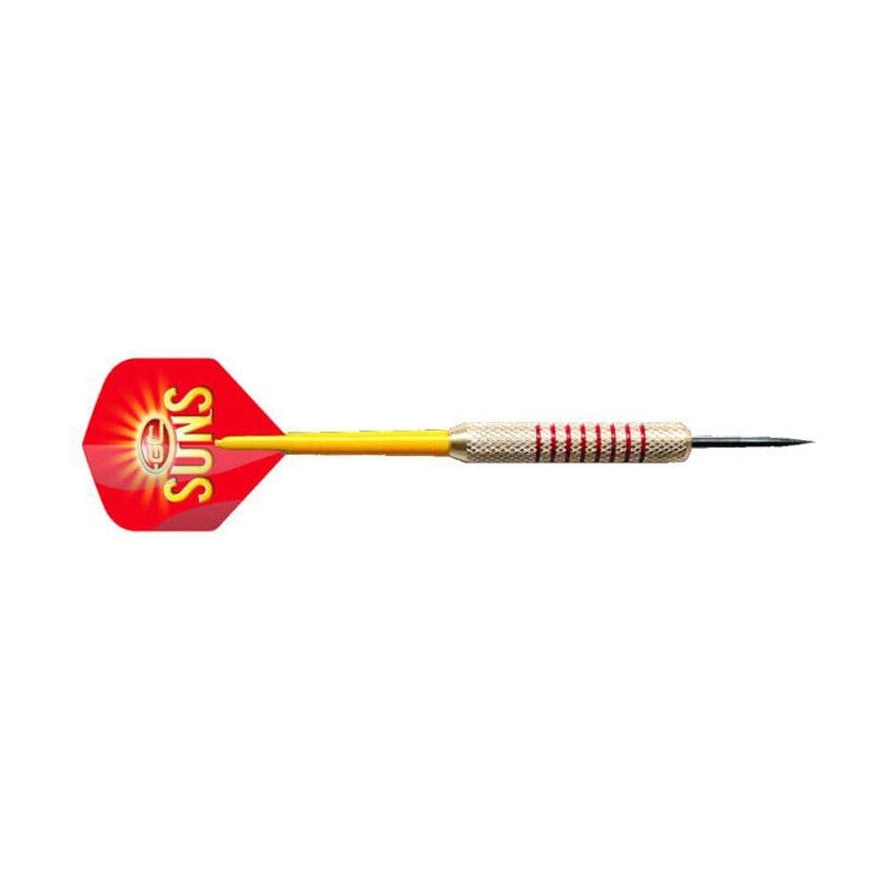 Afl Brass Darts Gold Coast Suns Team Design Flights & Shafts In Case (3 Pieces) — image 2
