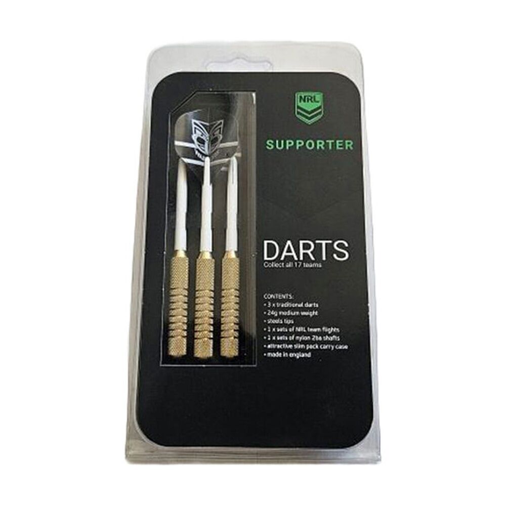 NRL Darts New Zealand Warriors Team Design Flights & Shafts Case Included (3 Pieces)