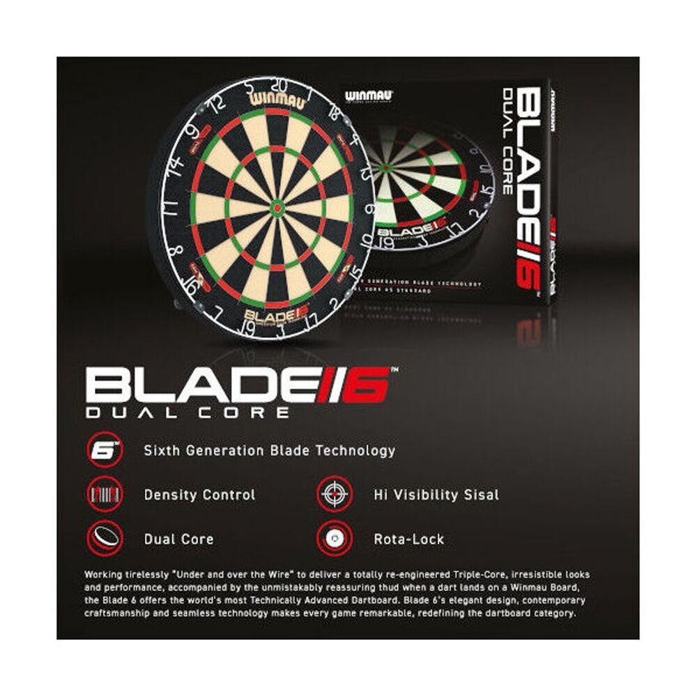 Winmau Blade 6 Dual Core WB3031 Latest Wire Technology Dartboard — image 8