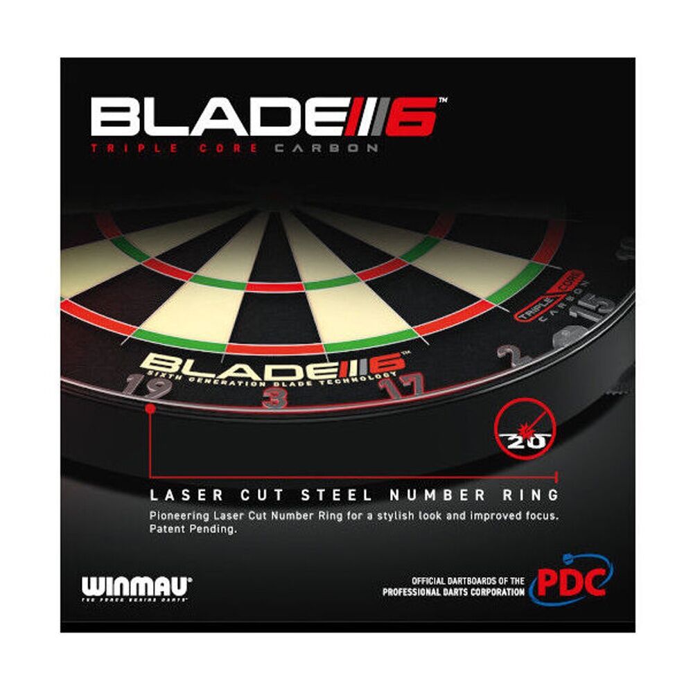 Winmau Blade 6 Triple Core WB3032 Latest Wire Technology Dartboard — image 2