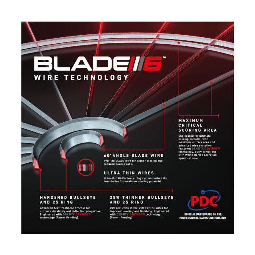 Winmau Blade 6 Triple Core WB3032 Latest Wire Technology Dartboard — image 6