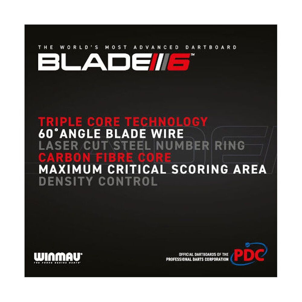 Winmau Blade 6 Triple Core WB3032 Latest Wire Technology Dartboard — image 7