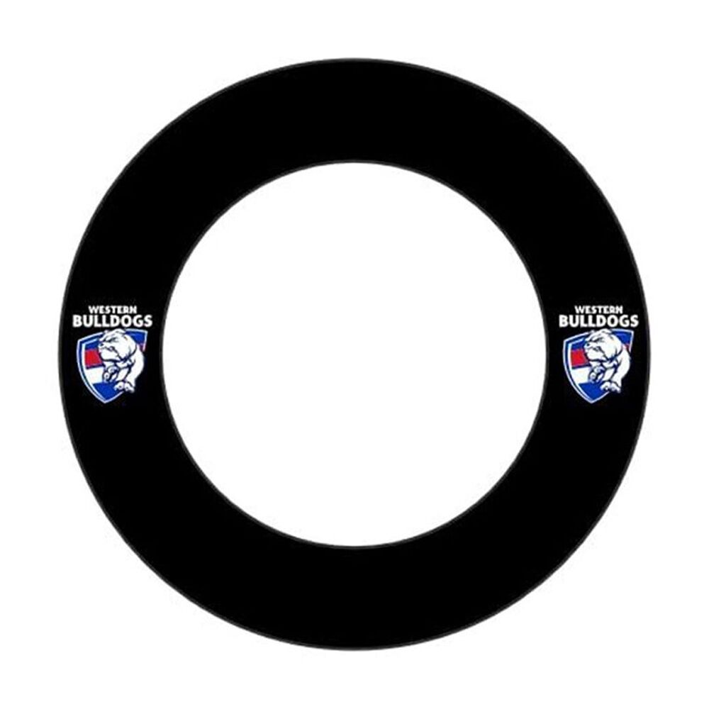 Afl Western Dartboard Surround Universal Fit Bulldogs Team Design