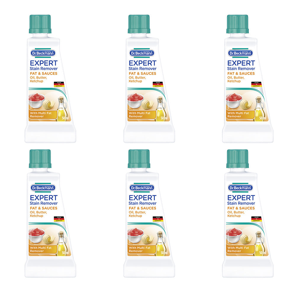 DR Beckmann Stain Devils Fats & Sauces Laundry Detergent 50ml (6 Pack)