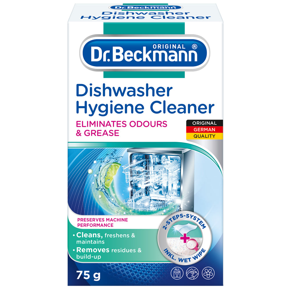 DR Beckmann Dishwasher Machine Hygiene Cleaner Odour/Grease Stain/Dirt Remover