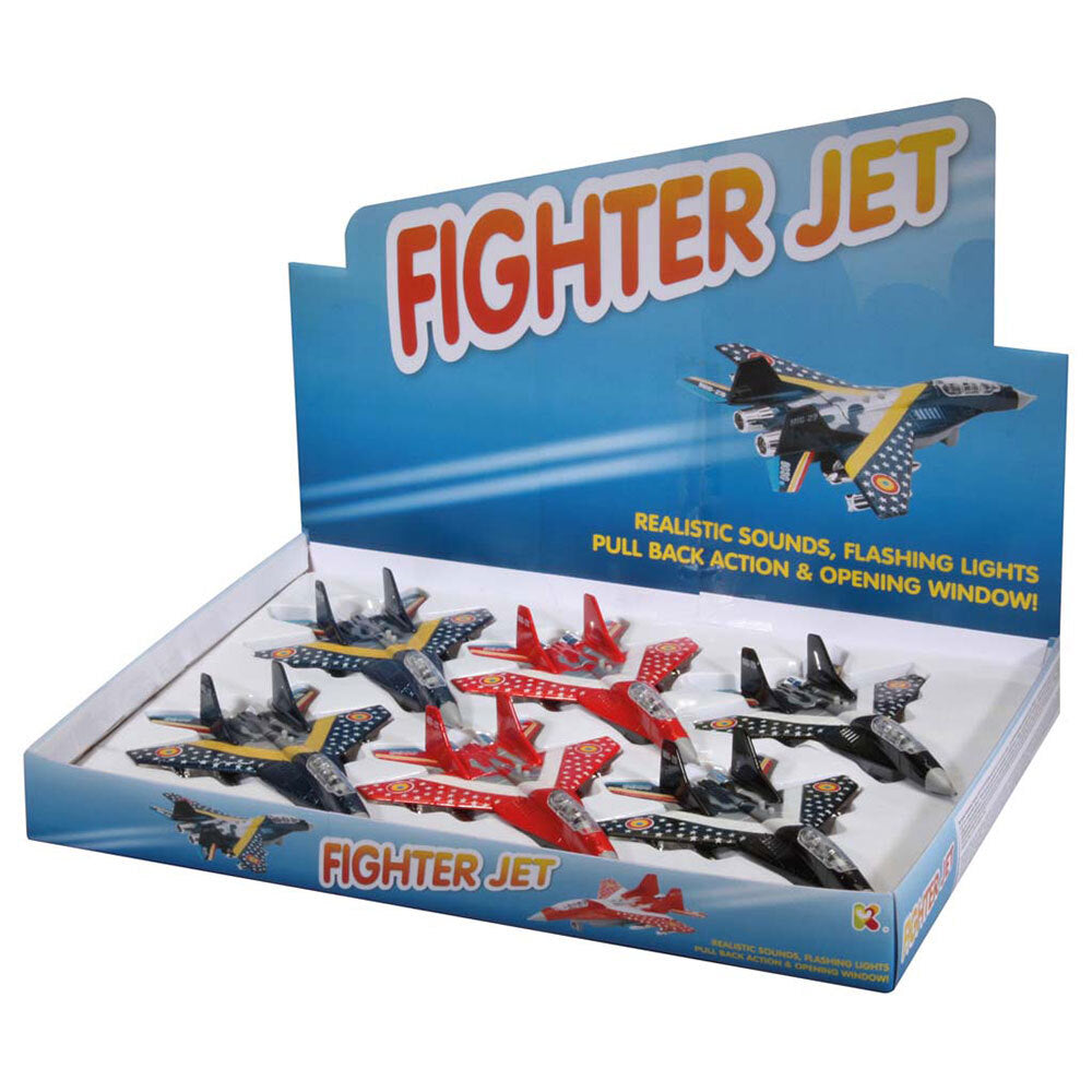 Keycraft Metal Fighter Jet Airplane w/Sound Kids/Children 3y+ Plane Toy Assorted — image 3