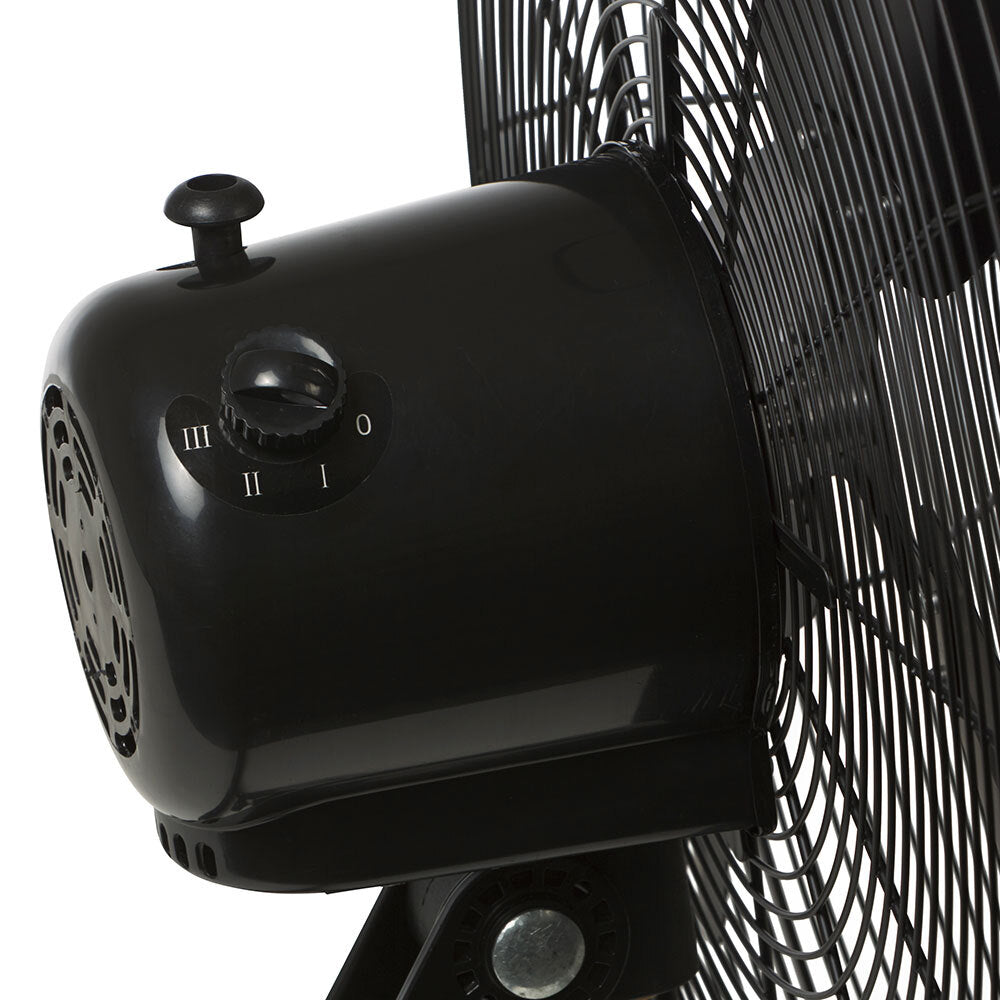 Dimplex 40cm High Velocity Oscillating Floor Fan Black Home Air Cooling — image 3