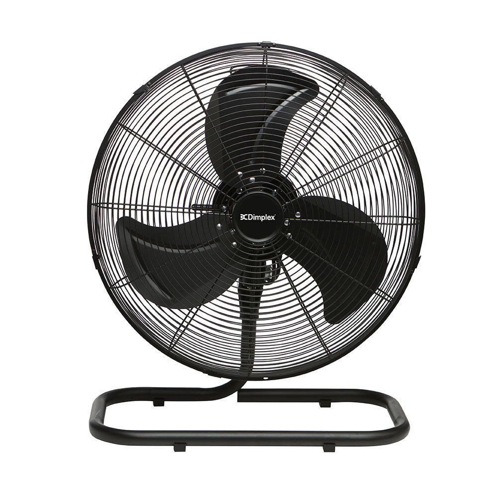 Dimplex 40cm High Velocity Oscillating Floor Fan Black Home Air Cooling — image 2