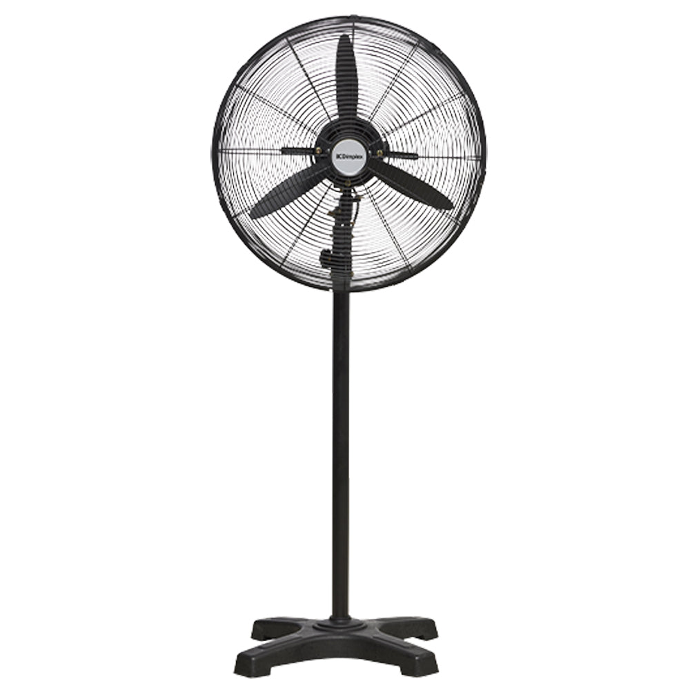 Dimplex DCPF50MBK High Velocity Electric Pedestal Fan 50cm 180W Matte Black