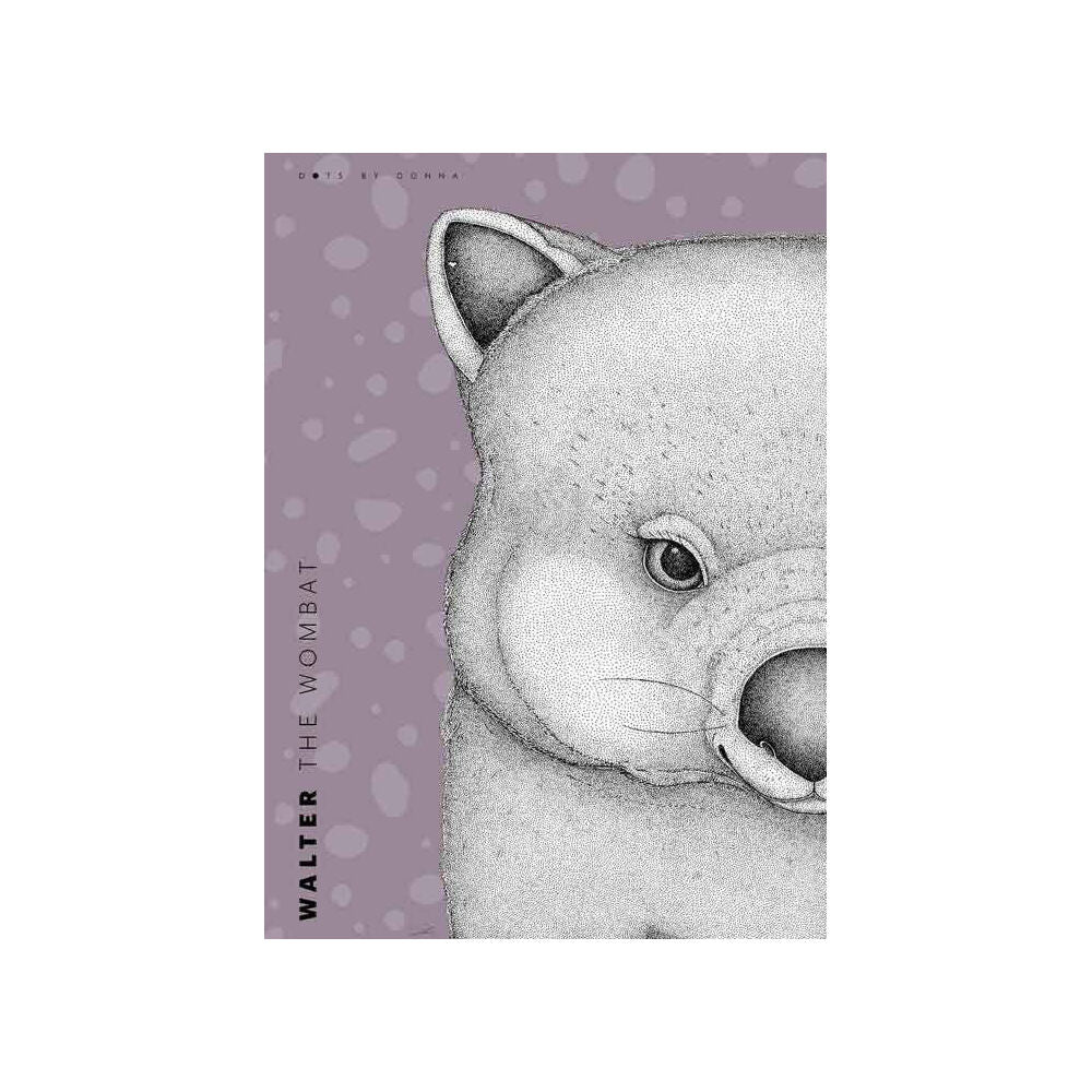 LMD Dots By Donna Wombat Animal Cotton Kitchen Tea Towel Rectangle 50x70cm (2 Pack) — image 2