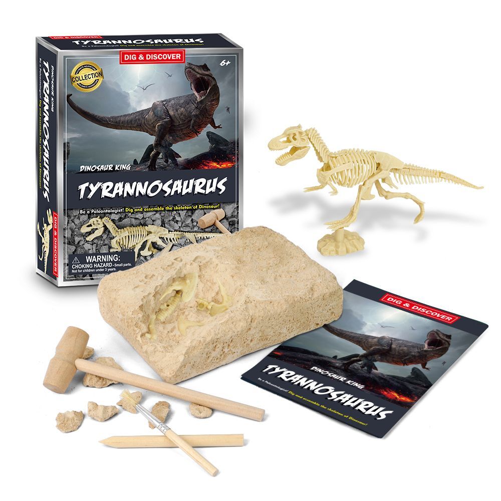 Kaper Kidz Dig Discover Tyrannosaurus Dig Excavation Kits Educational Toy
