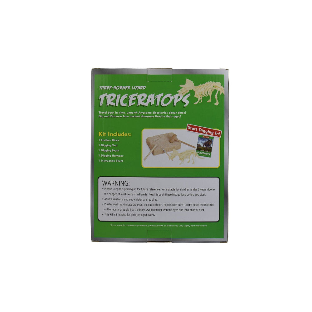 Kaper Kidz Dig Discover Triceratops Dig Excavation Kits Educatioonal Toy — image 3