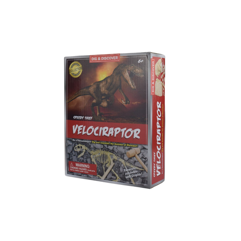 Kaper Kidz Dig Discover Velociraptor Dig Excavation Kits Educational Toy — image 2
