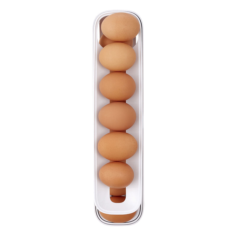 Youcopia Rolldown Egg Dispenser Fridge Storage Organiser Tray 8.6x36.1x10.4cm — image 8