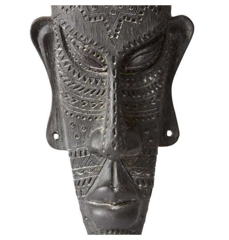 E Style 48cm Cement Raiden Sculpture Decor Figurine Ornament Antique Brown — image 2