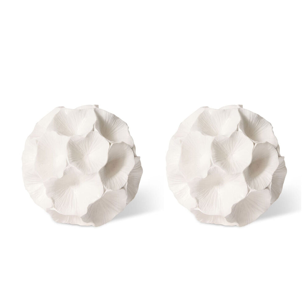 E Style Miriam Sculpture Figure Ornament Tabletop Home Decor 10cm White (2 Pack)