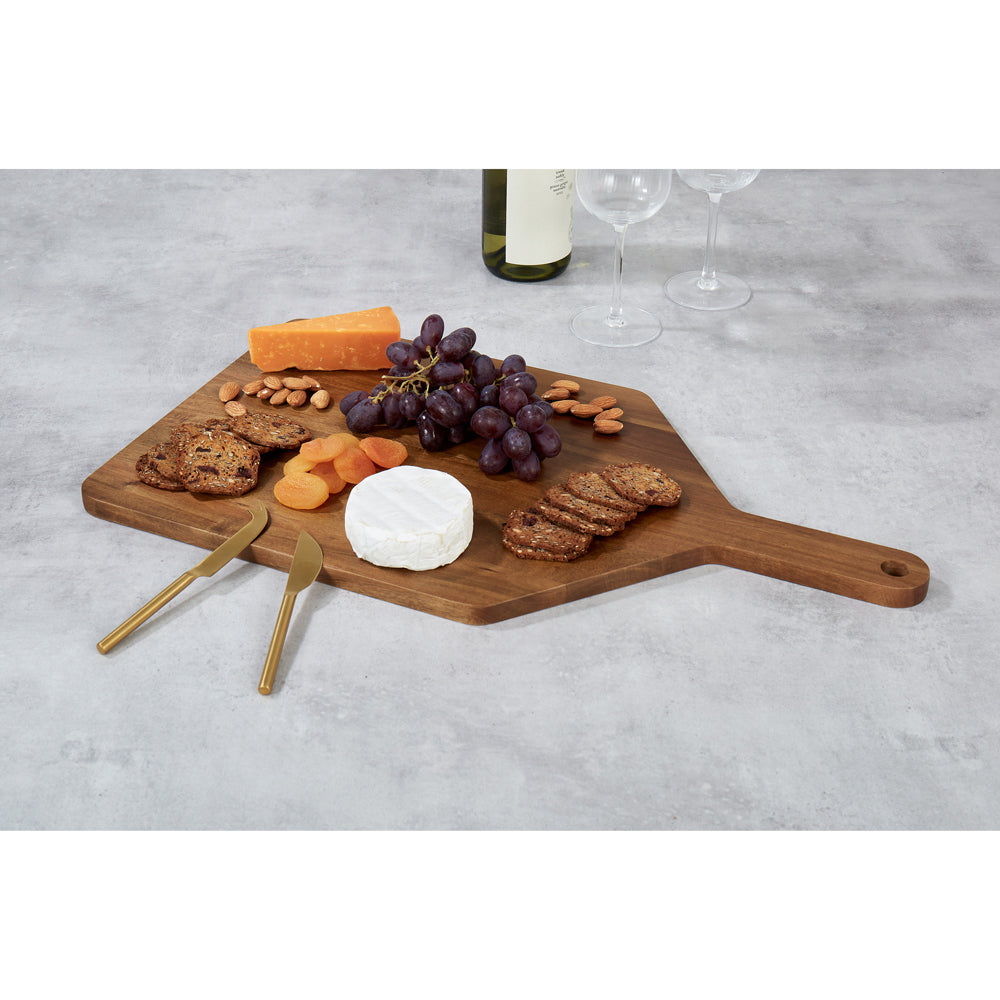 Davis & Waddell Logan Acacia Wood Paddle Chopping/Cutting Board 55x30cm Brown — image 3