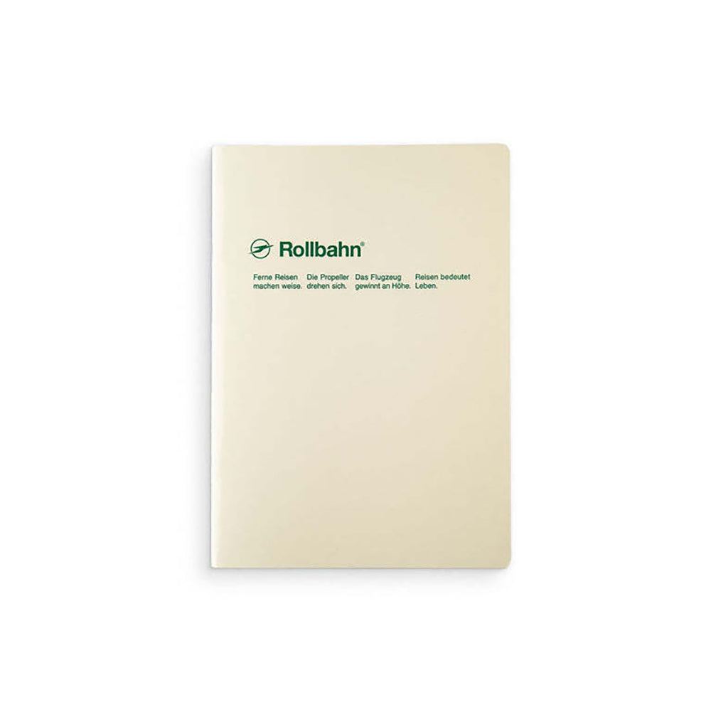 Delfonics Rollbahn Slim Notebook A5 Grid 64Pg Journal Writing Stationery Cream