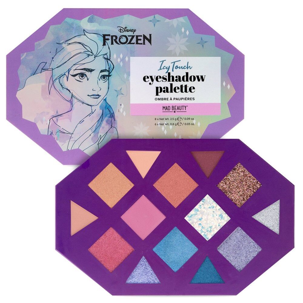Disney Frozen Icy Touch Pigmented Eyeshadow Makeup Palette Multicoloured (14 Pieces) — image 2