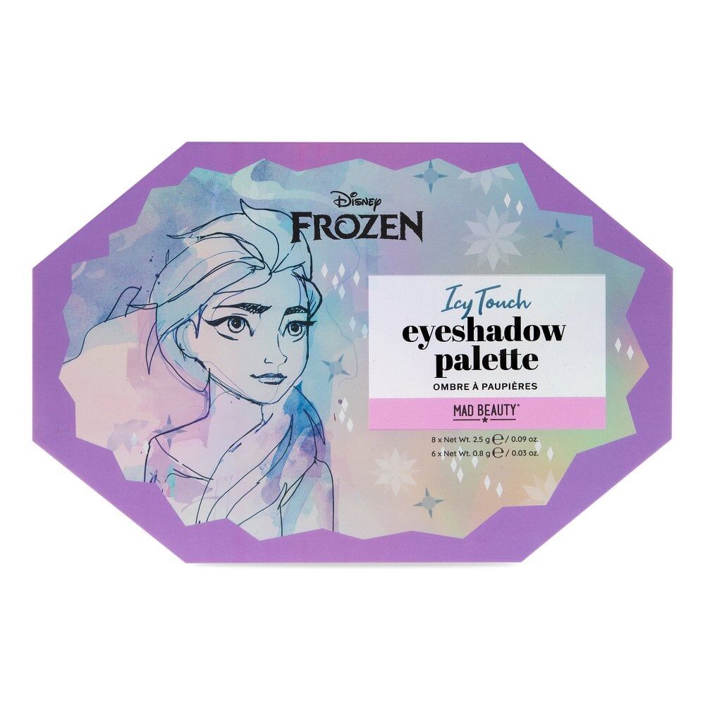 Disney Frozen Icy Touch Pigmented Eyeshadow Makeup Palette Multicoloured (14 Pieces)