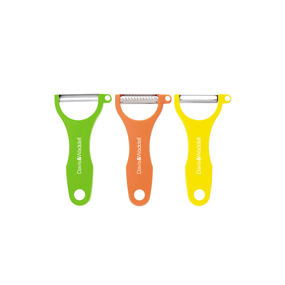 Davis & Waddell Peeler Standard/Julienne/Serrated Set 13x7cm Multi-Coloured (3 Pieces)