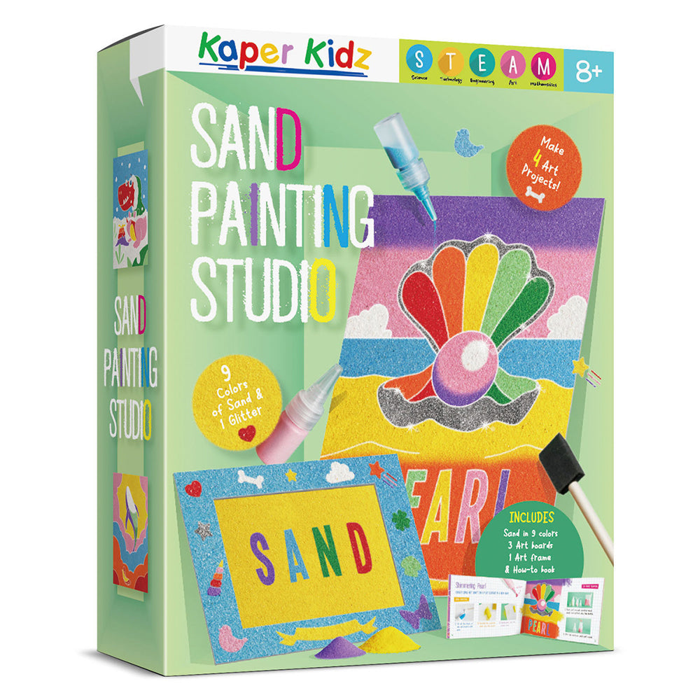 Kaper Kidz Sand Painting Studio Craft Kit Kids/Childrens Activity Toy 8Y+ — image 2