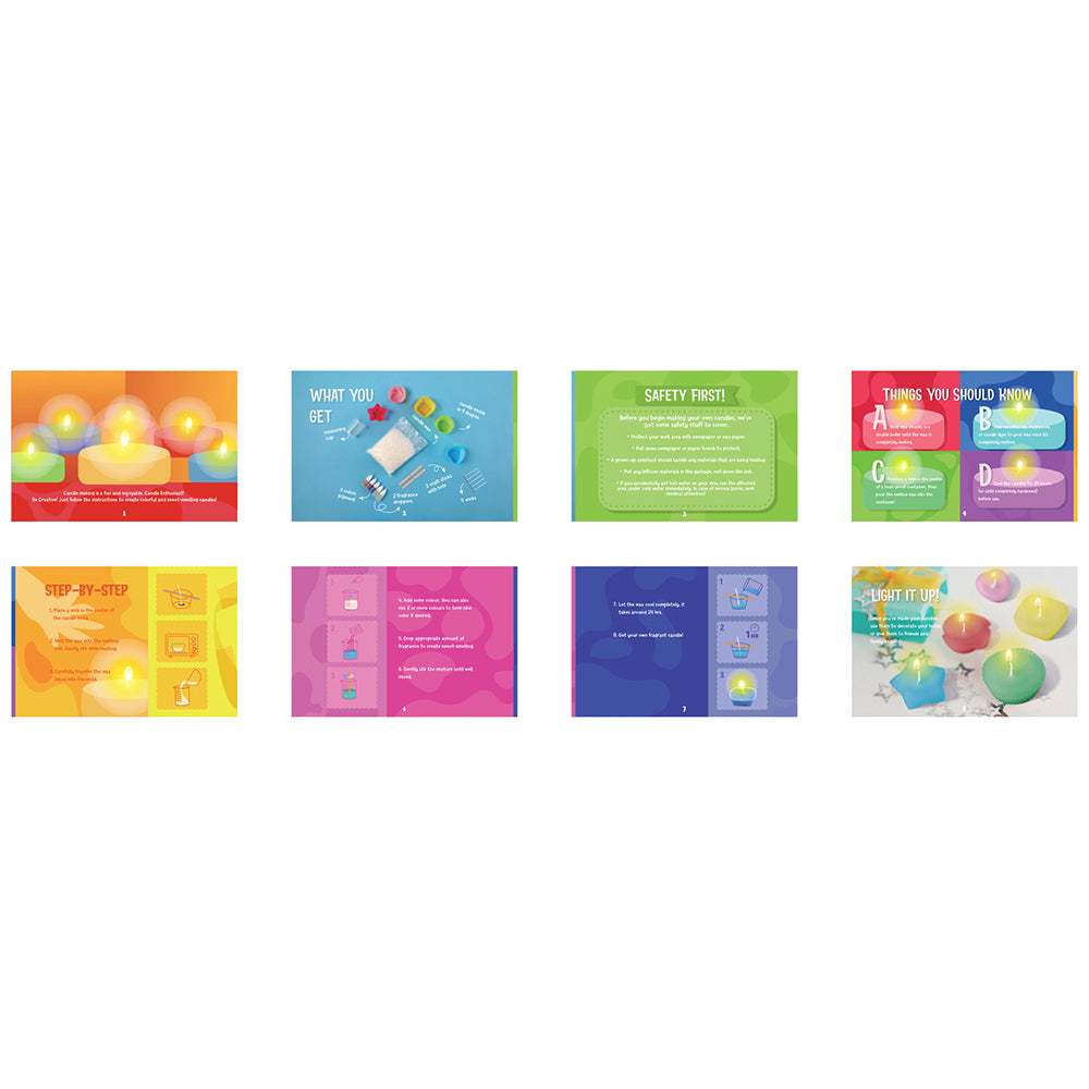 Kaper Kidz Candle Making Craft Kit 16pc Creative Fun Activity 8+ — image 5