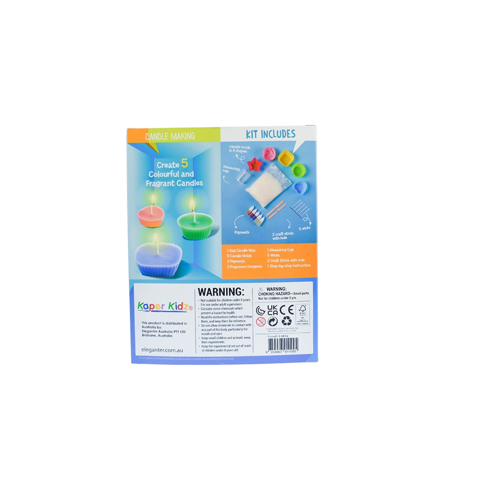 Kaper Kidz Candle Making Craft Kit 16pc Creative Fun Activity 8+ — image 8
