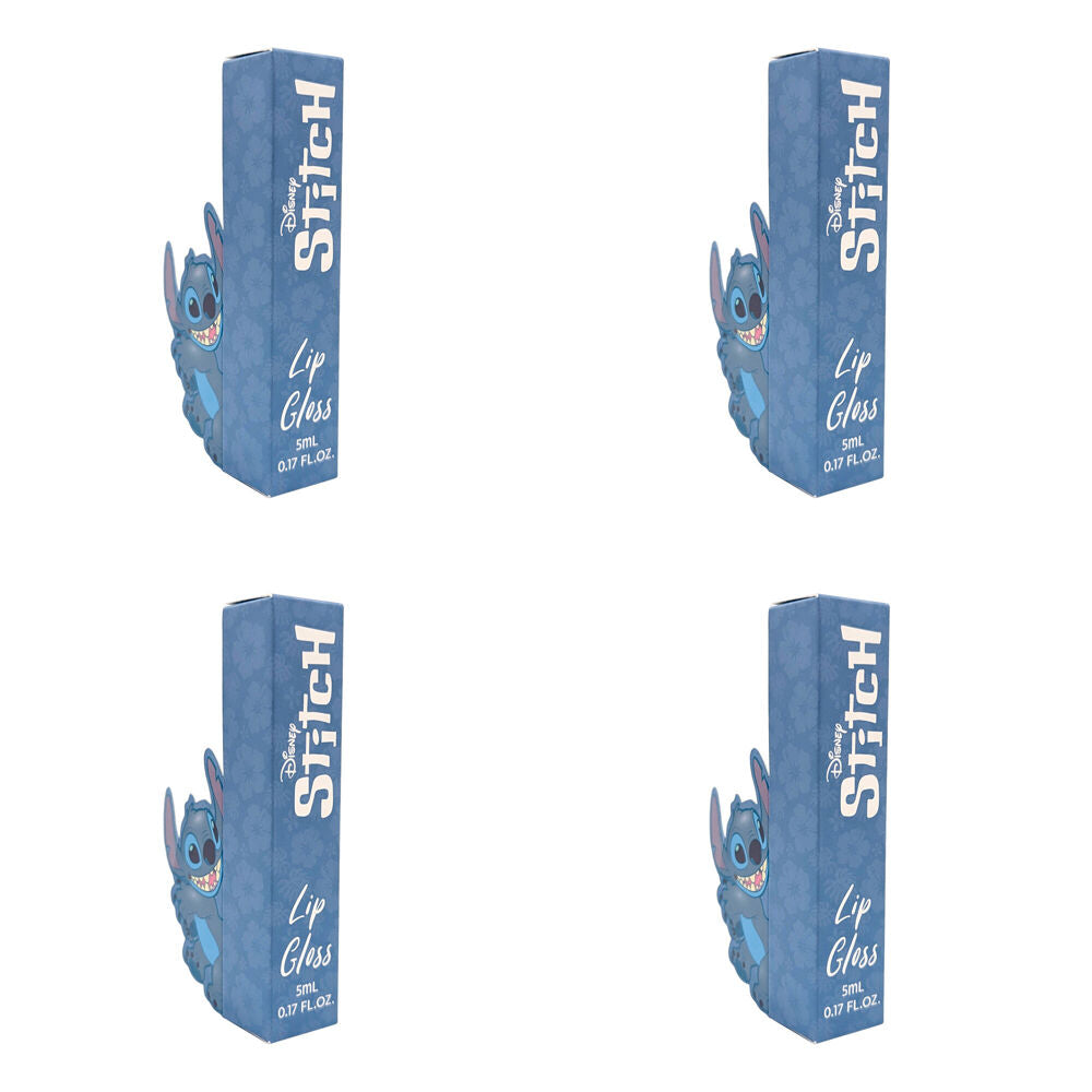 Disney Stitch Lip Gloss Kids/Children Beauty Mascara Stick Cosmetics Makeup (4 Pack)