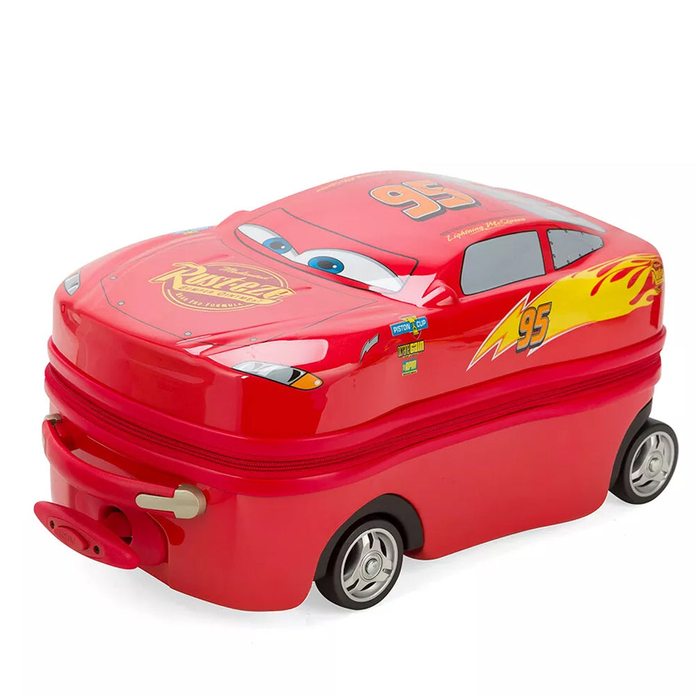 Disney Lightning Mcqueen 19" Hard Case Wheeled Trolley Onboard Suitcase Luggage Bag — image 3