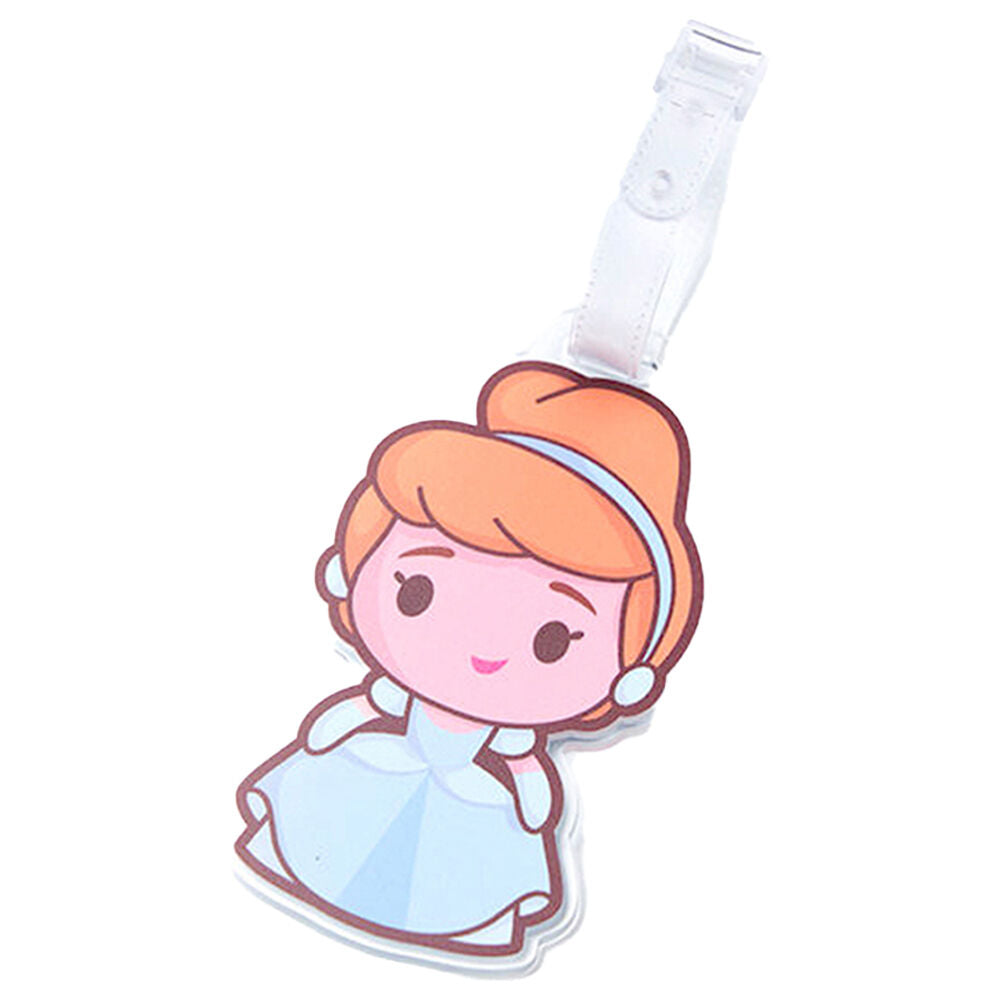 Disney Luggage Tag Suitcase Identity Name/Address Label Bag Badge Cinderella