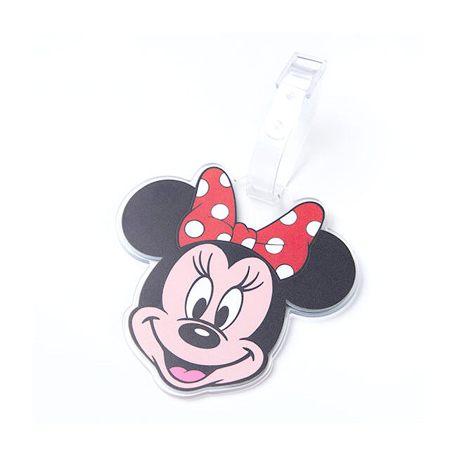 Disney Luggage Tag Suitcase Identity Name/Address Label Badge Minnie Mouse