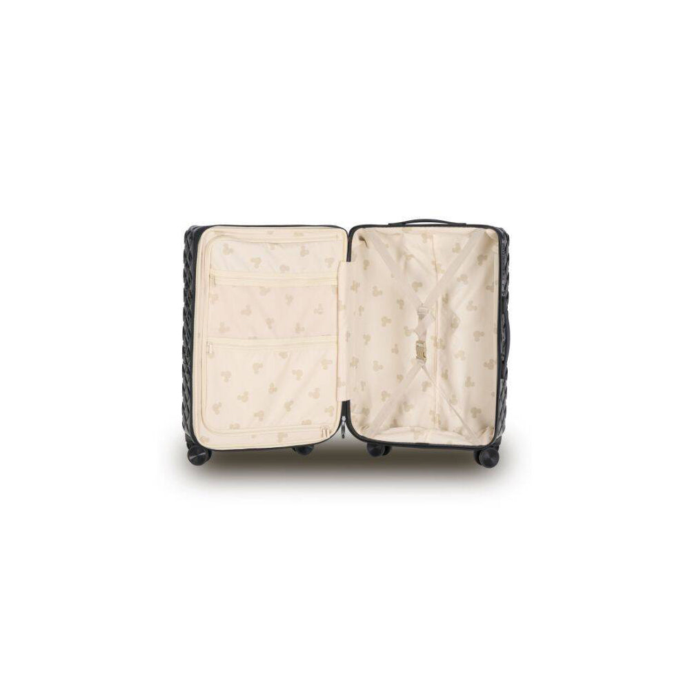 Disney Mickey 66cm Suitcase Luggage Travel Checked Trolley Hard Case Black — image 3