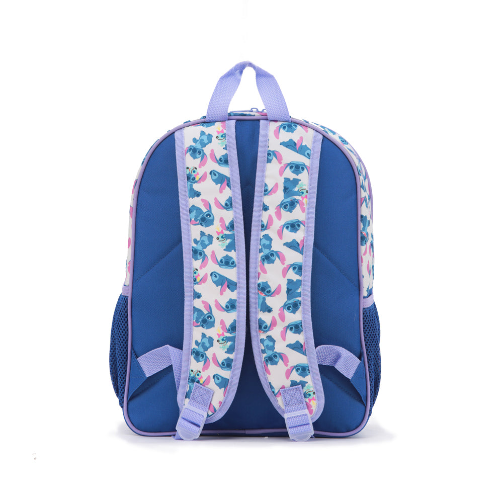 Disney Stitch 15'' Backpack Kids/Children Adjustable Strap School Bag Blue — image 4