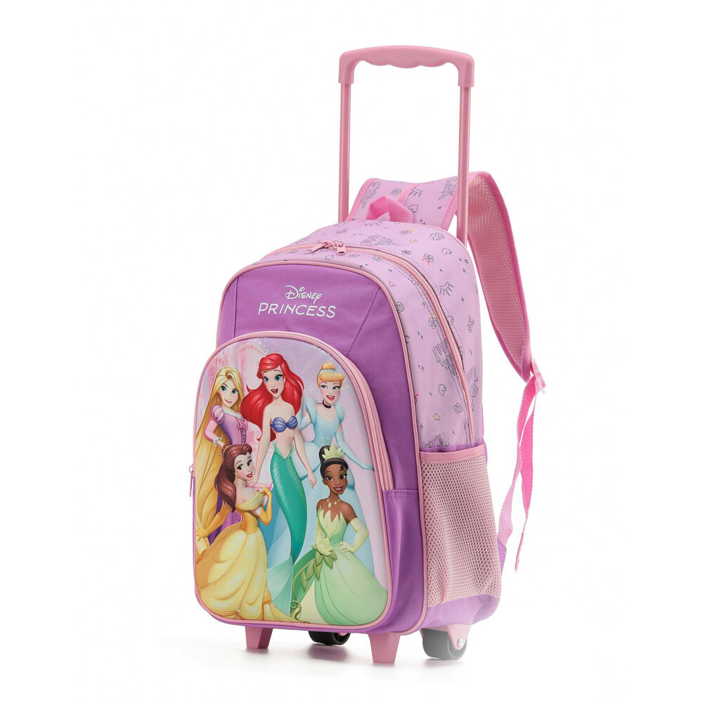 Disney Princesses 17 In Girls School Trolley Wheeled Backpack Kids/Children 3y+