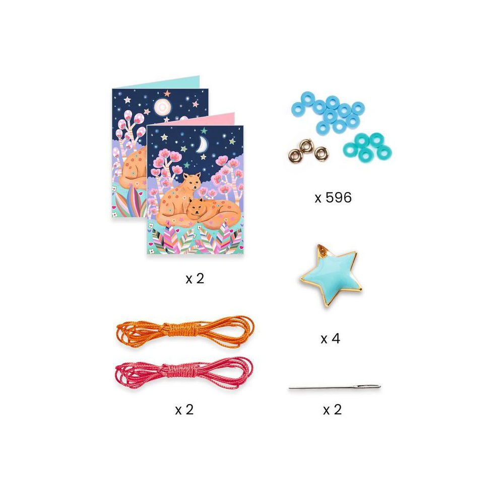 Djeco You & Me Heishi Stars Beads Set Kids/Children Jewellery DIY Kit 10y+ — image 2