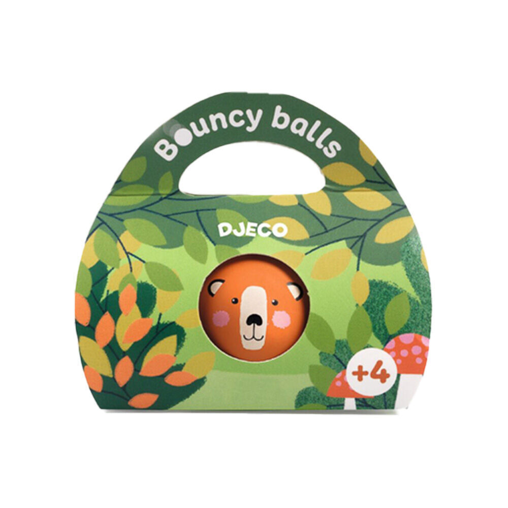Djeco Rubber Bouncing Ball 10x9cm Kids/Children Classic Toy Assorted 4y+ (4 Pack) — image 4