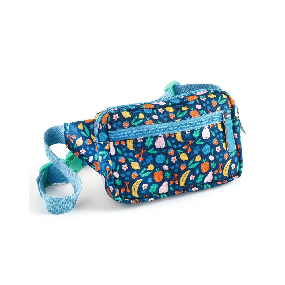 Djeco 18x13cm Fruit Sling/Crossbody Belt Bag Kids/Children Bumbag Rect 6y+