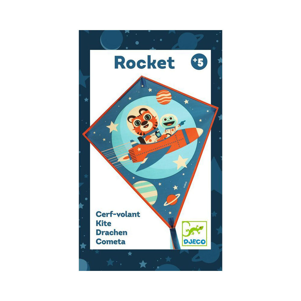 Djeco Rocket Flying Kite Outdoor Fun Activity Toy Kids/Children/Family 5y+ (2 Pack) — image 2